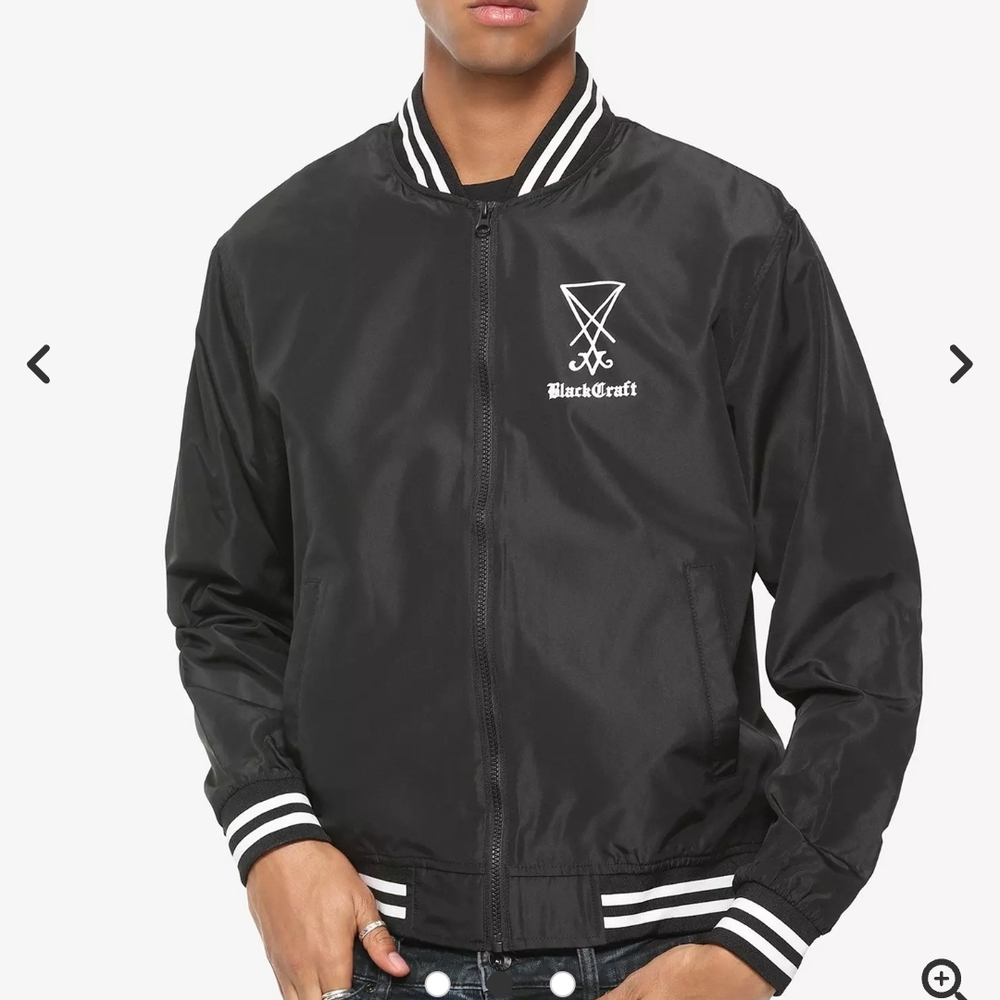 BlackCraft Bomber Jacket HOT TOPIC